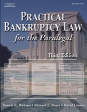 PRACTICAL BANKRUPTCY LAW FOR PARALEGALS By Pamela Webster & Ric Boyer EXCELLENT Enforcement and Bankruptcy Law price