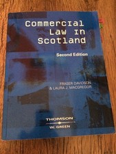 Commercial Law in Scotland, Davidson, Professor Fraser P,Macgregor, Laura, New B Commercial Law price
