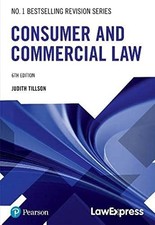 Law Express: Consumer and Commercial Law By Judith Tillson. 9781292295770 Commercial Law price