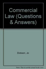 Commercial Law (Questions & Answers) By Jo Dobson, Paul Dobson, Commercial Law price