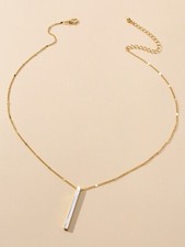 Stunning Gold Color Chain Necklace New Statement Collar Women Holiday Jewellery Costume Necklace price