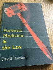 Forensic Medicine & The Law  David Ranson Melb University  Press Press - Publishing Law price