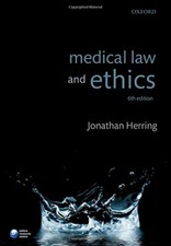 Medical Law and Ethics-Jonathan Herring, 9780198747659 Medical Law price