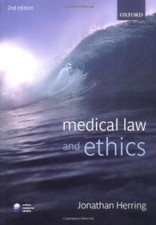 Medical Law and Ethics-Jonathan Herring, 9780199230662 Medical Law price