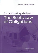 Avizandum Legislation on the Scots Law of Obligations-Laura J .9 Law of Obligations price