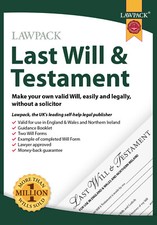Lawpack Last Will & Testament DIY Kit IT Law price