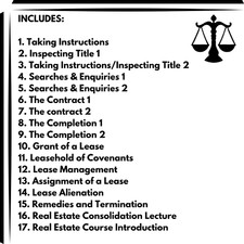 LPC notes  University of Law Real Estate-80% / Distinction Real Estate Law price