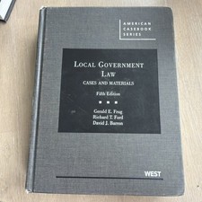 Local Government Law, Cases and Materials, 5th ed Frug Ford Local Government Law price