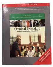 Criminal Procedure Criminal Justice Professional 10th Ed Instructor HC Ferdico Criminal Procedure Law price