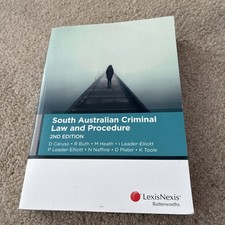 South Australia Criminal law And Procedure Criminal Procedure Law price