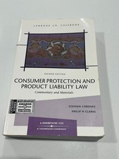Consumer Protection and Product Liability Law Casebook 2nd ed. (Corones Clarke) Consumer Law price