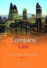Company Law (Core Texts Series), Lowry, John Company Law price