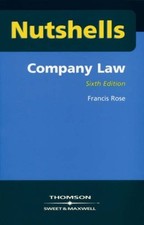 Nutshells Company Law, Rose, Professor Francis Company Law price