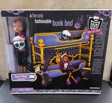 MONSTER HIGH FASHION DOLL CLAWDEEN WOLF BUNK BED ROOM TO HOWL NIB Bunk Bed price