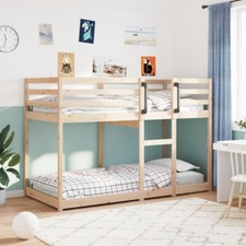 Bunk Bed without Mattress 90x190 cm Solid Wood Pine Bunk Bed price