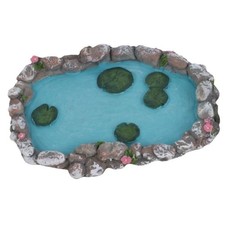 Fairy garden accessories Pond with lily pads Indoor outdoor decor Garden Accessory price