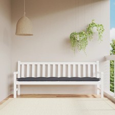 vidaXL Garden Bench Cushion Anthracite 200x50x7 cm Oxford Fabric Garden Cushion price