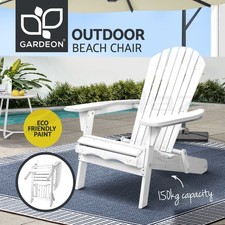 Gardeon Outdoor Furniture Beach Chairs Wooden Adirondack Patio Garden Chair Garden Chair price