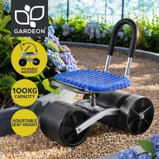 Gardeon Garden Stool Seat Gardening Kneeler Cart Helper Foldable Chair Wheels Garden Chair price