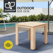 Gardeon Wooden Coffee Side Table Outdoor Furniture Indoor Desk camping Garden Garden Side Table price