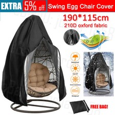 Hanging Swing Egg Chair Cover Furniture Garden Rattan Outdoor Rain Waterproof AU Garden Swing price