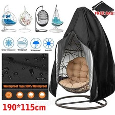 Hanging Swing Egg Chair Cover Furniture Garden Rattan Outdoor Rain Waterproof AU Garden Swing price