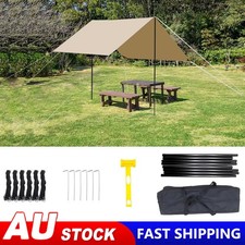 300*300cm Folding Awning For 8-12 People Anti-UV Camping Garden Tent Picnic Pad Garden Awning price