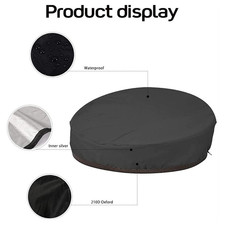 Round Patio Daybed Cover Heavy Duty Waterproof Outdoor Garden Furniture Garden Daybed price