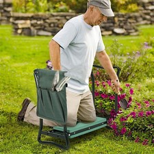 XXL Garden Kneeler Seat Stool with Pocket, 150kg Load Garden Stool price