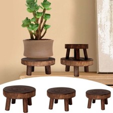 Wooden Plant Stand Flower Pot Base Holder Stool Indoor Outdoor Garden Descor AU Garden Stool price