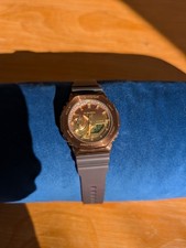 Casio G-Shock GM2100CL-5A Brown Stainless Steel Bezel Men's Watch New with box Wristwatches price