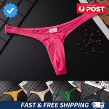Mens Sexy G-string Briefs Thong Bikini Underwear T Back Pouch Panties Swimwear Men's Briefs price