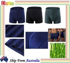 Mens Underwear Bamboo Cotton Boys Boxer Briefs Trunks Jocks Underpants Shorts AU Men's Briefs price