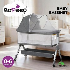 Bopeep Baby Cot Bed Crib Newborn Co-Sleeper Bassinet Safety Adjustable Bedside Baby Bed price