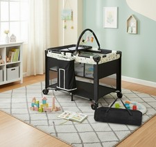Bopeep Baby Cot Bed Crib Portable Bassinet Safety Rails Fence Foldable Travel Baby Bed price