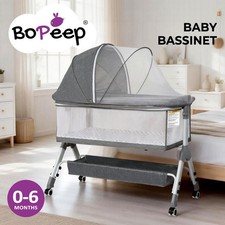 Bopeep Baby Cot Bed Crib Newborn Co-Sleeper Bassinet Safety Adjustable Bedside Baby Bed price