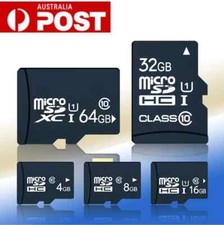 OZ Stock 16GB/32GB/64GB/128GB Micro SD SD HC Memory Card Flash TF Class 10 New Memory Cards price