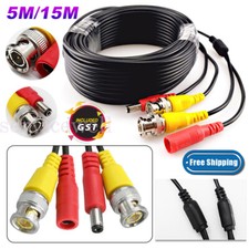 5M 15M 30M 50M Video Power BNC cable CCTV Security Cameras DVR Lead Cord Analog Security Camera Accessories price