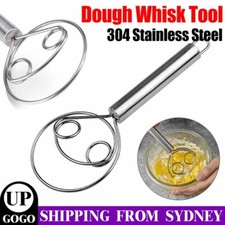 Stainless Steel Dough Whisk Tool Kitchen Manual Baking Flour Egg Mixer Eggbeater Dough Mixer price