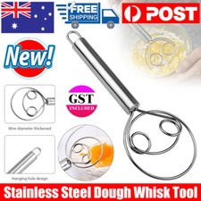 Stainless Steel Dough Whisk Tool Kitchen Manual Baking Flour Egg Mixer Eggbeater Dough Mixer price