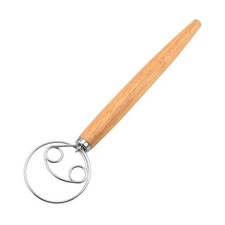 Stainless Steel Danish Dough Whisk Bread Mixer Hand Whisk Kitchen Tool AU Dough Mixer price