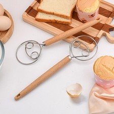 1PC Stainless Steel Danish Dough Whisk Kitchen Dutch Dough Wisk Hand Mixer Dough Mixer price