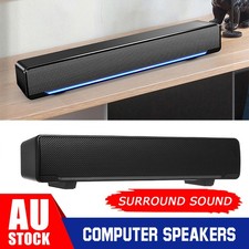 USB Powered Wired Soundbar Speaker for PC Laptop Desktop 3.5mmAUX Surround Sound Powered Speaker price