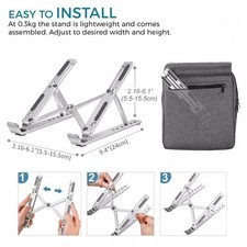 Aluminum Laptop Stand Desktop Holder Foldable Tripod Portable Adjustable Laptop Stand price