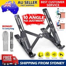 Ergonomic Portable Adjustable Laptop Stand Foldable Desktop Tripod Tray Holder A Laptop Stand price