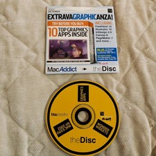 MacAddict theDisc EXTRAVAGRAPHICANZA! CD 2002 Graphics Apps Software Demo Graphic & Music Software price