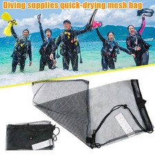 Swimming Dive Drawstring Storage Mesh Bag Scuba Snorkel Gear Goggles Sack Nylon Diving Gear price