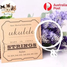 Ukulele Strings Set Nylon Strings Guitar Warm tone Mellow Soft Feel Universal AU String Instruments price