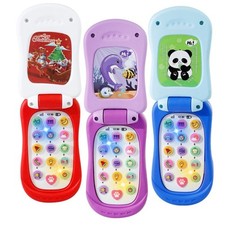 Musical Toys Simulation Flip Phone Music Phone Toy  Children's Day Gifts Children's Toy price