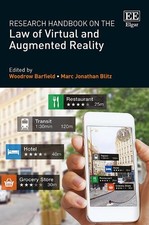 Research Handbook on the Law of Virtual and Augmented Reality - 9781786438584 Virtual and Augmented Reality price